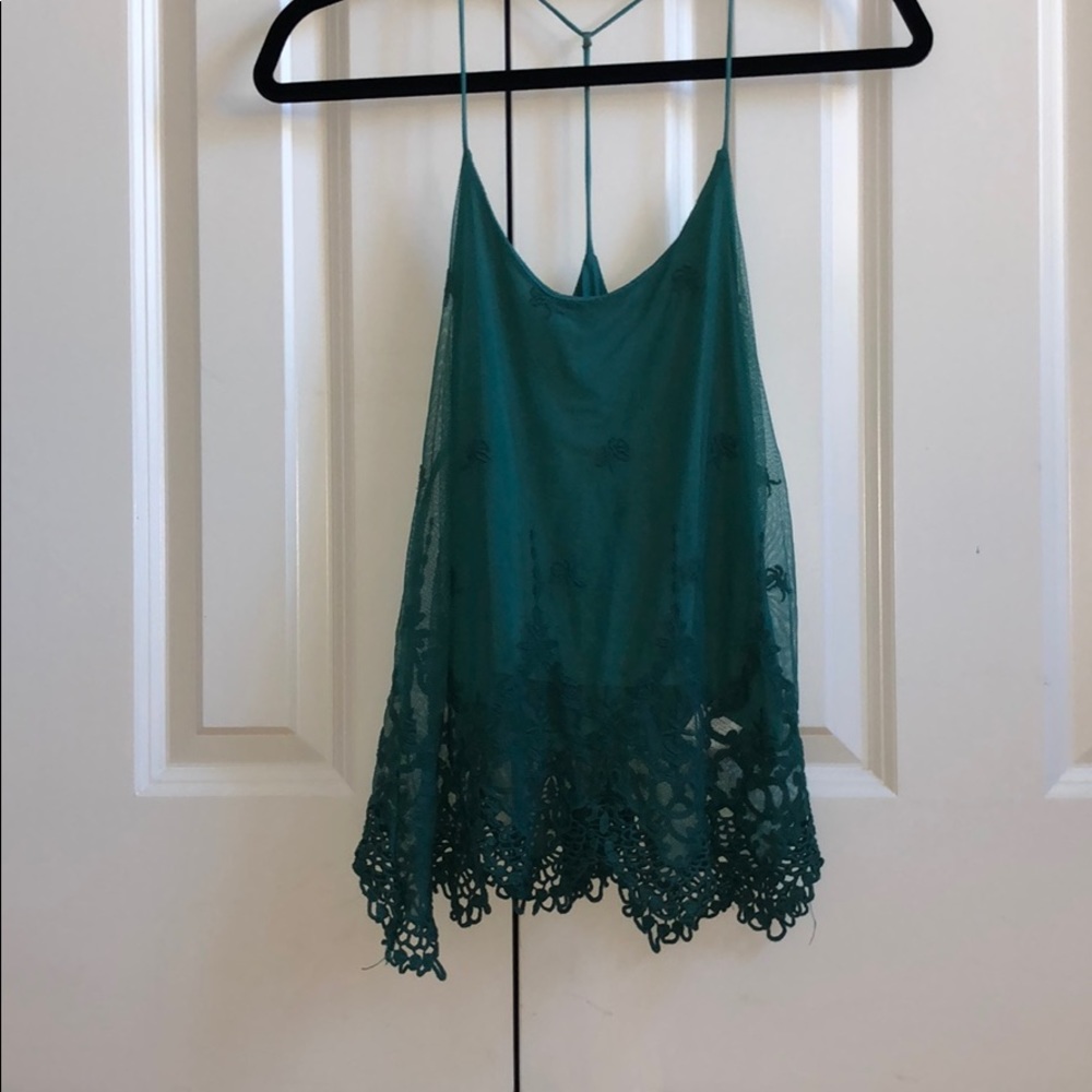 Pins and needles lace cami